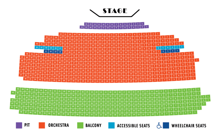 Seating Chart – Lancaster Performing Arts Center, Lancaster CA